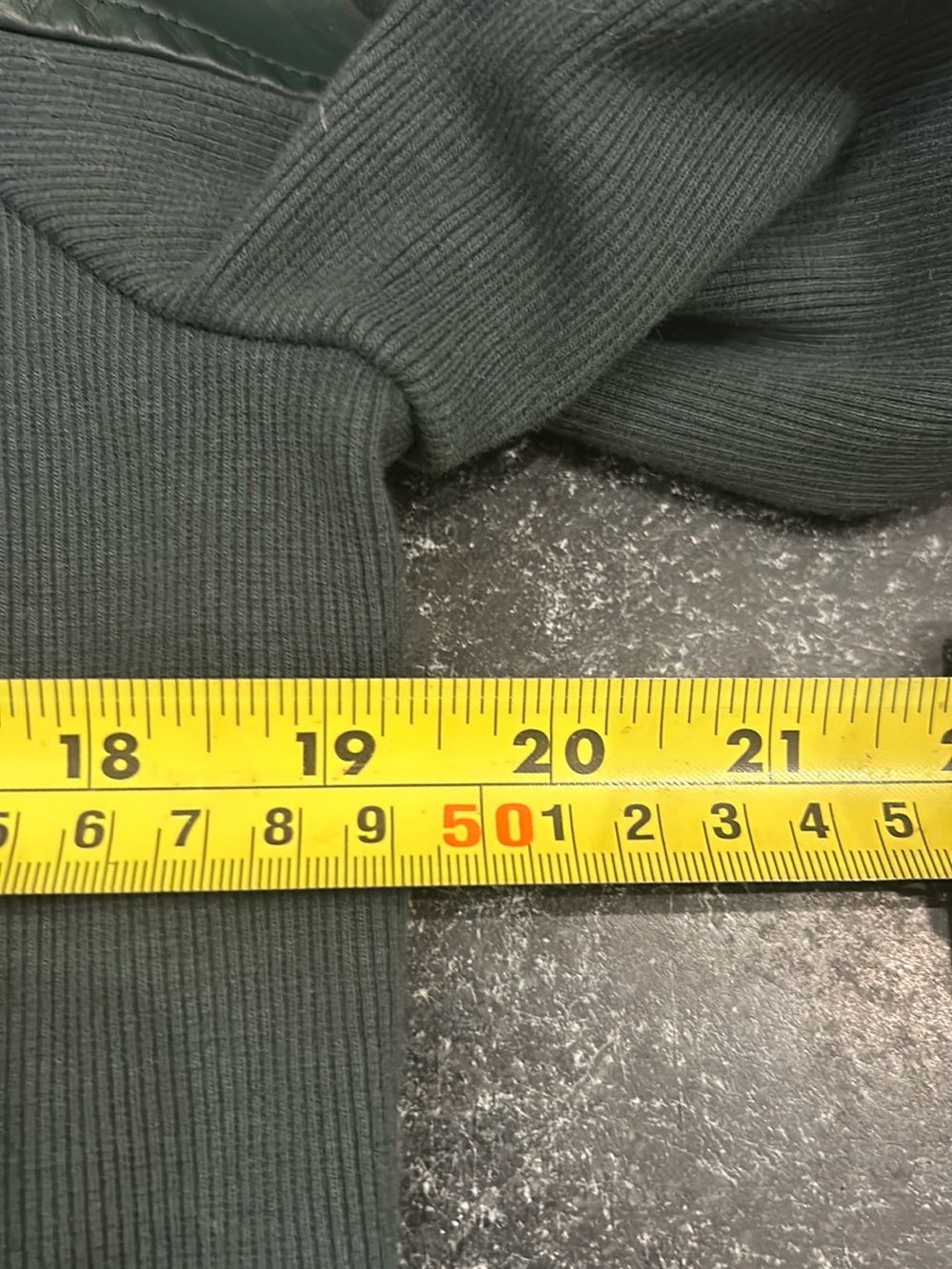 Forest Green Faux Leather Zip Front Jacket - Picture 7 of 10